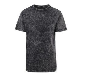 Build Your Brand BY070 - Herren Shirt im Faded-Look Dark Grey/ White