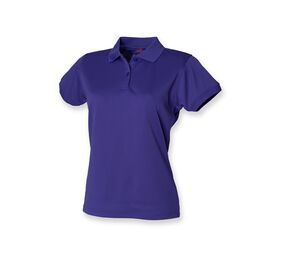 Henbury HY476 - Damen Polo T-Shirt Burgundy