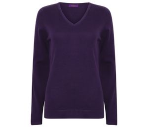 HENBURY HY721 - Damen Pullover mit V-Ausschnitt