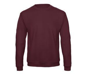 B&C ID202 - Straight Fit Sweatshirt Burgundy