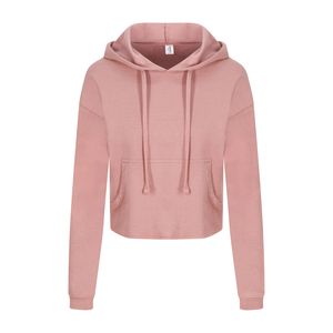 AWDIS JUST HOODS JH016 - Kurzes Damen-Sweatshirt Dusty Pink