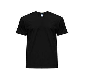 JHK JK145 - Madrid Rundhals-T-Shirt für Herren Schwarz