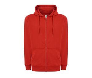 JHK JK297 - Kapuzenpulli mit Reißverschluss Rot