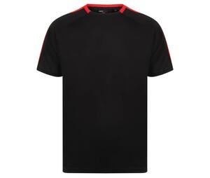 Finden & Hales LV290 - Team T-Shirt Schwarz / Rot
