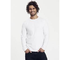 Neutral O61050 - Langarm T-Shirt Mann Weiß