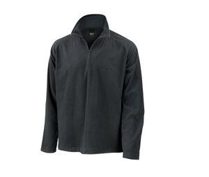 RESULT RS112 - Microfleece-Pullover mit Reißverschlusskragen Schwarz