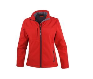 Result RS121F - Veste klassiquent Softshell 3 Couches Femme Rot
