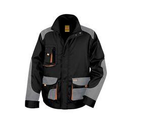 Result RS316 - Lite Arbeitsjacke Black / Grey / Orange