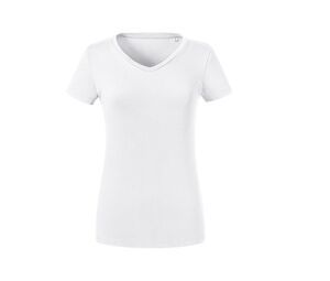 Russell RU103F - Bio-T-Shirt von Frauen mit V-Ausschnitt