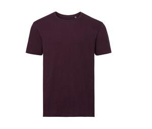 RUSSELL RU108M - Herren T-Shirt aus Bio-Baumwolle Burgundy