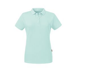 RUSSELL RU508F - Damen Polo T-Shirt aus Bio-Baumwolle Wasser