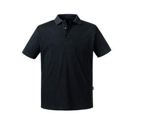 RUSSELL RU508M - Herren Poloshirt aus Bio-Baumwolle Schwarz