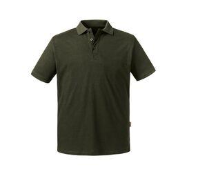 RUSSELL RU508M - Herren Poloshirt aus Bio-Baumwolle Dark Olive