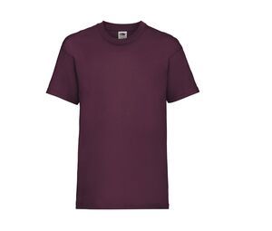 Fruit of the Loom SC231 - Value Weight Kinder T-Shirt Burgundy