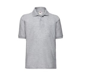 FRUIT OF THE LOOM SC3417 - Kinder Polo T-Shirt  Heather Grey