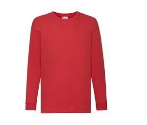 FRUIT OF THE LOOM SC6107 - Kinder Sweatshirt Rot