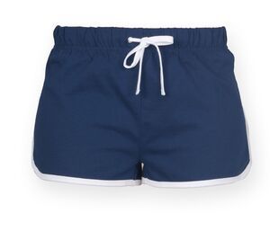 SF Mini SM069 - Retro-Shorts für Kinder Navy / Weiß