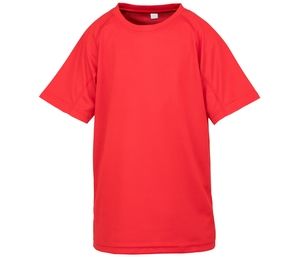 Spiro SP287J - AIRCOOL Atmungsaktives T-Shirt für Kinder Rot