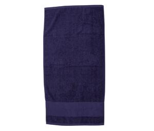 Towel city TC034 - Handtuch mit Latte Navy