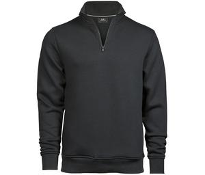 Tee Jays TJ5438 - Sweatshirt mit halbem Reißverschluss Männer Dunkelgrau