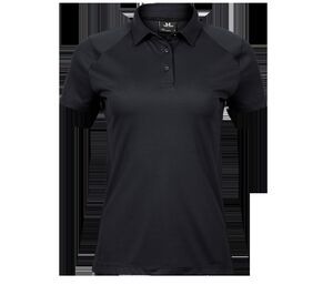 Tee Jays TJ7201 - Luxus-Sport-Polo Frauen Schwarz