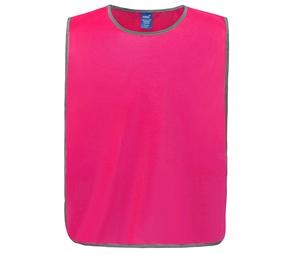 Yoko YK259 - Chasuble mit reflektierenden Rändern Fluo Pink