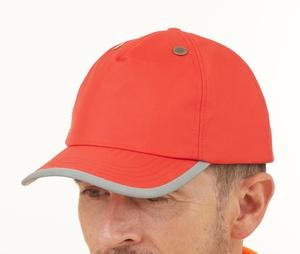 Yoko YKTFC1 - High Visibility Helmmütze Rot