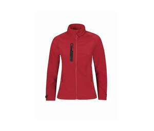 B&C BC664 - Softshell-Jacke für Damen Deep Red