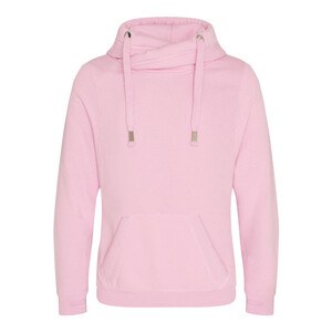 AWDIS JUST HOODS JH021 - Cross-Neck-Sweatshirt Baby Pink