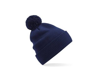 BEECHFIELD BF450N - ORGANIC COTTON SNOWSTAR® BEANIE Oxford-Marine