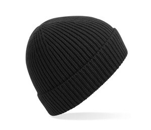 BEECHFIELD BF380 - Ribbed knitted hat Schwarz