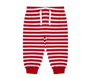 Larkwood LW085 - Pyjamahose Red / White Stripes