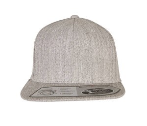 FLEXFIT FX110 - Fitted cap with flat visor Heather Grey