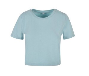 Build Your Brand BY042 - Kurzes T-Shirt für Damen Ocean Blue