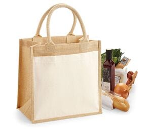 Westford mill WM426 - Baumwoll-Jute-Tasche